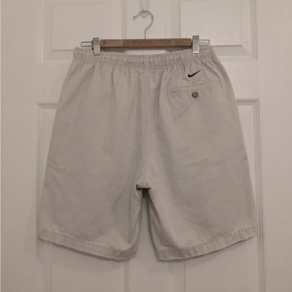 Vintage 90s Nike Golf Chino Distressed Shorts Med Sportswear, Gorpcore, Dadcore
